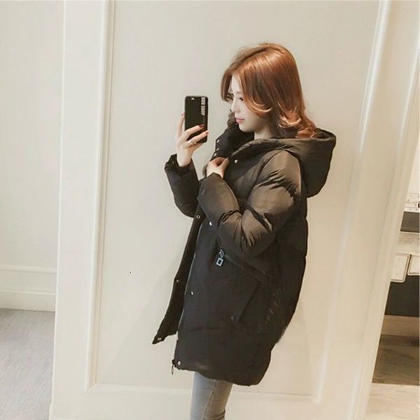 women's down parkas fashion hooded parka women winter female jackets solid cotton jacket coat zipper casual girl thick outerwear loose, Black
women's down parkas fashion hooded parka women winter female jackets solid cotton jacket coat zipper casual girl thick outerwear loose, Black
