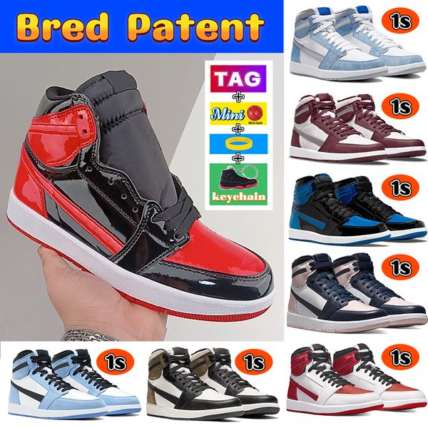 1s designer og 1 high mens basketball shoes jumpman patent bred taxi university blue bleached coral mid light smoke grey black white dark
1s designer og 1 high mens basketball shoes jumpman patent bred taxi university blue bleached coral mid light smoke grey black white dark