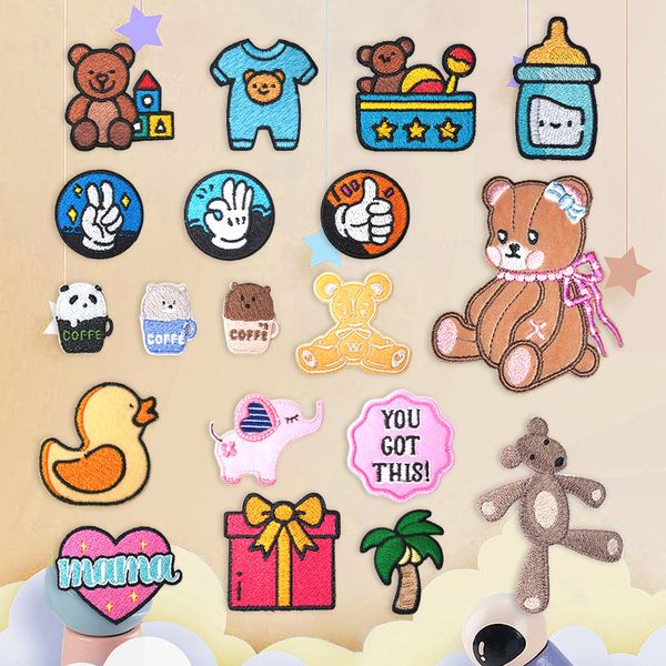notions cartoon embroidered patch iron on patches for diy decorative clothing super cute duck panda appliques for kids jacket jeans backpack, Black
notions cartoon embroidered patch iron on patches for diy decorative clothing super cute duck panda appliques for kids jacket jeans backpack, Black