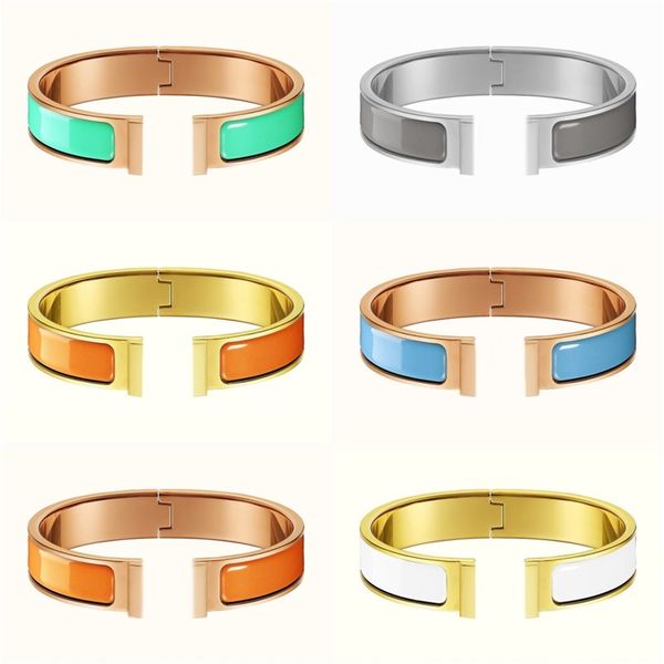 mens bracelet luxury cuff bangle for women jewelry fashion enamel charm bracelets 18k gold plated stainless steel buckle lady classic letter, Black
mens bracelet luxury cuff bangle for women jewelry fashion enamel charm bracelets 18k gold plated stainless steel buckle lady classic letter, Black