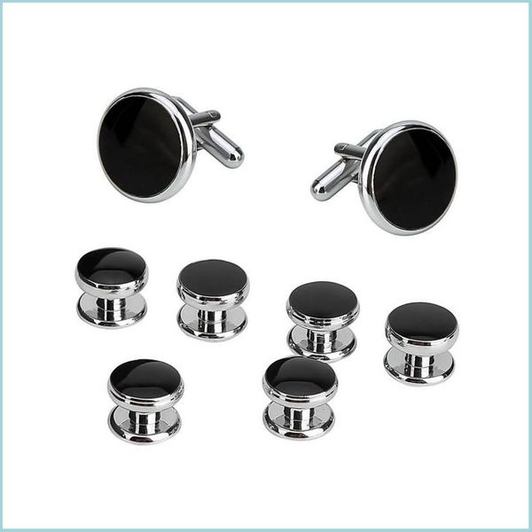 cuff links cufflinks and rivets set for tuxedo shirts business wedding 2 6 drop delivery jewelry tie clasps dh0kc, Silver
cuff links cufflinks and rivets set for tuxedo shirts business wedding 2 6 drop delivery jewelry tie clasps dh0kc, Silver