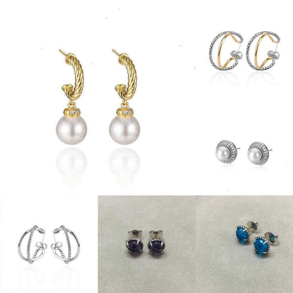 double pearl earrings designer for women luxurious jewelry jewelries womens twisted thread stud earring 18k gold plated white silver fashion, Golden;silver
double pearl earrings designer for women luxurious jewelry jewelries womens twisted thread stud earring 18k gold plated white silver fashion, Golden;silver