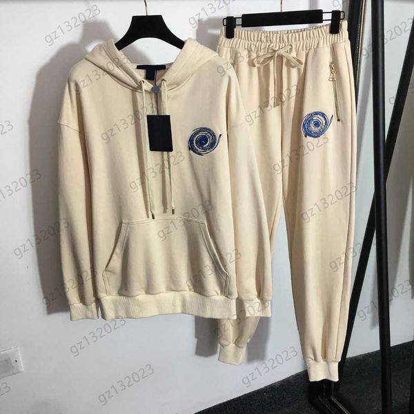 tracksuits women casual sports style two piece set chest logo print pocket drawstring pullover hoodies elastic waist lace-up loose trousers, Gray
tracksuits women casual sports style two piece set chest logo print pocket drawstring pullover hoodies elastic waist lace-up loose trousers, Gray