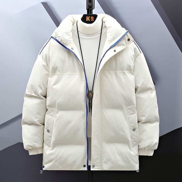 men's down parkas couple's cotton shirt men's autumn fashion bread coat large loose stand collar down cotton men's coat, Black
men's down parkas couple's cotton shirt men's autumn fashion bread coat large loose stand collar down cotton men's coat, Black