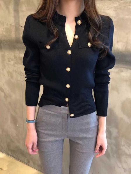 women's sweaters jmprs fashion women vest sweater spring knitted long sleeve short jacket casual single breasted korean slim chic ladie, White;black
women's sweaters jmprs fashion women vest sweater spring knitted long sleeve short jacket casual single breasted korean slim chic ladie, White;black