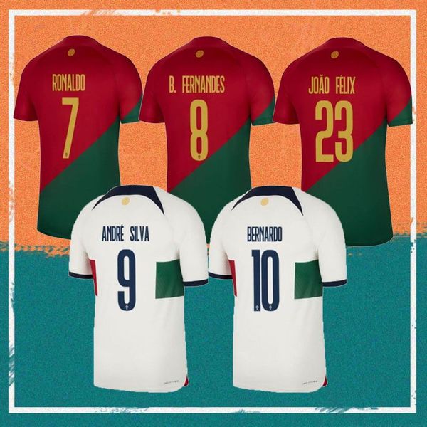 portugal 2022-23 thai quality soccer jerseys 7 cristiano ronaldo 8 bruno fernandes 11 joao felix 15 rafael leao 22 diogo costa 20 joao cance, Black;yellow
portugal 2022-23 thai quality soccer jerseys 7 cristiano ronaldo 8 bruno fernandes 11 joao felix 15 rafael leao 22 diogo costa 20 joao cance, Black;yellow