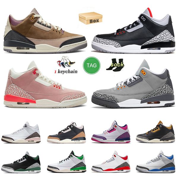 13 size classic basketball shoes men women jumpman 3s trainers with box lucky pine green cool grey white black cement dark mocha off unc
13 size classic basketball shoes men women jumpman 3s trainers with box lucky pine green cool grey white black cement dark mocha off unc