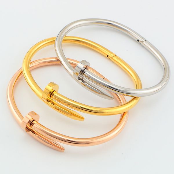 nail bracelet carti bangle designer gold bracelet for women classic jewelry accessories titanium steel gold-plated never fade not allergic, Black
nail bracelet carti bangle designer gold bracelet for women classic jewelry accessories titanium steel gold-plated never fade not allergic, Black
