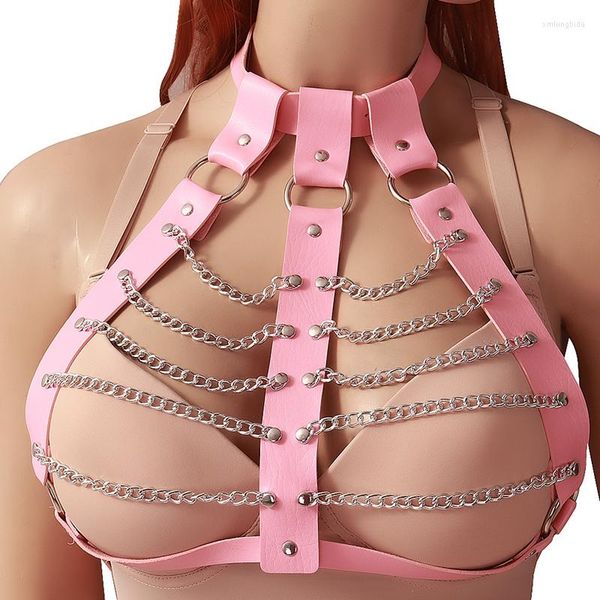 camisoles & tanks body harness corset women chain bra chest waist belt witch garter fashion festival bondage collar punk jewelry, Black;white
camisoles & tanks body harness corset women chain bra chest waist belt witch garter fashion festival bondage collar punk jewelry, Black;white