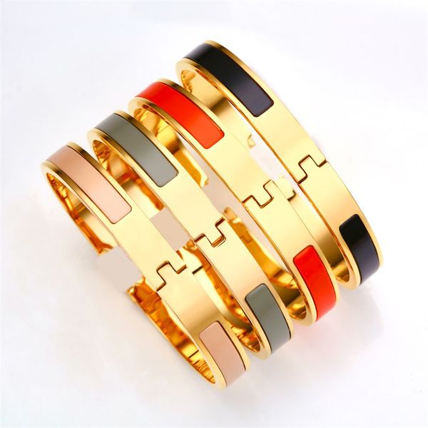fashion designer bracelets gold bangle for woman plated silver stainless steel buckle bangles luxury letter wedding christmas enamel bracele, Black
fashion designer bracelets gold bangle for woman plated silver stainless steel buckle bangles luxury letter wedding christmas enamel bracele, Black