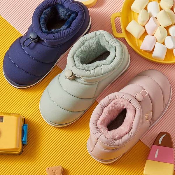 slipper children' winter warm plush cotton slippers kids soft-soled non-slip outdoor shoes home floor for boys girls 221125, Black;grey
slipper children' winter warm plush cotton slippers kids soft-soled non-slip outdoor shoes home floor for boys girls 221125, Black;grey
