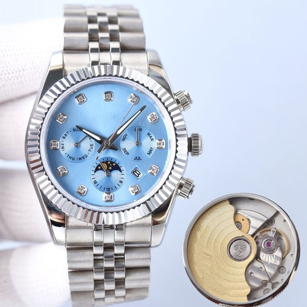 mens watch all dials working automatic mechanical watches business wristwatches waterproof 41mm all stainless steel wristwatch montre de lux, Slivery;brown
mens watch all dials working automatic mechanical watches business wristwatches waterproof 41mm all stainless steel wristwatch montre de lux, Slivery;brown