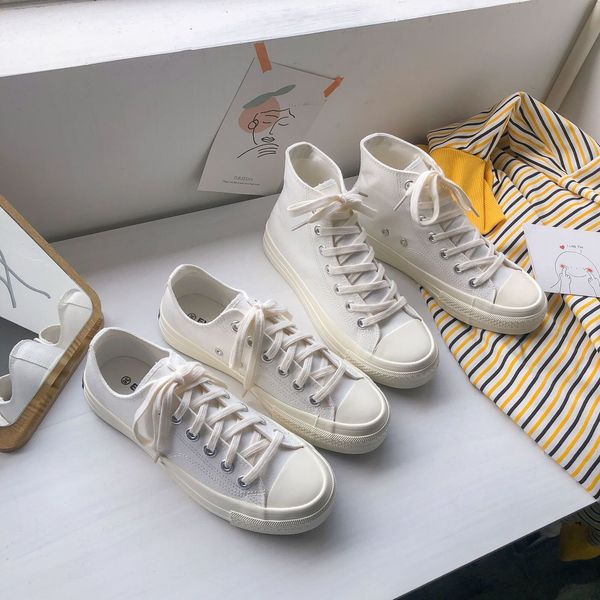 dress shoes female summer student korean version of harajuku style breathable allmatch sneakers all white canvas 221124, Black
dress shoes female summer student korean version of harajuku style breathable allmatch sneakers all white canvas 221124, Black