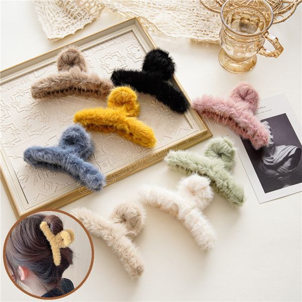 sweet winter plush hair claw elegant acrylic hairpins faux fur hair clip barrette crab headwear for women girls hair accessories, Slivery;white
sweet winter plush hair claw elegant acrylic hairpins faux fur hair clip barrette crab headwear for women girls hair accessories, Slivery;white