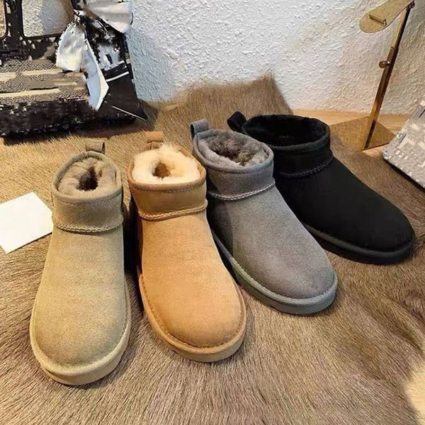 2023 women classic ultra mini boots snow boot platform slippers button matte fur suede sheepskin wool blend comfort winter fall designer ank, Black 
2023 women classic ultra mini boots snow boot platform slippers button matte fur suede sheepskin wool blend comfort winter fall designer ank, Black
