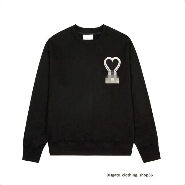 hoodie male and female designer amis paris hooded quality sweater embroidered red love winter round neck jumper couple sweatshirts pm, Black
hoodie male and female designer amis paris hooded quality sweater embroidered red love winter round neck jumper couple sweatshirts pm, Black