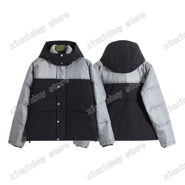 xinxinbuy men designer coat down puffer jacket silver gray letters jacquard fabric pocket long sleeve women black gray m-3xl, Black;brown
xinxinbuy men designer coat down puffer jacket silver gray letters jacquard fabric pocket long sleeve women black gray m-3xl, Black;brown