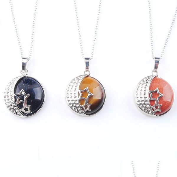 pendant necklaces natural crystal stone energy healing pendant necklace jewelry opal round moon stars back hollow design bn367 drop dhrju, Silver
pendant necklaces natural crystal stone energy healing pendant necklace jewelry opal round moon stars back hollow design bn367 drop dhrju, Silver