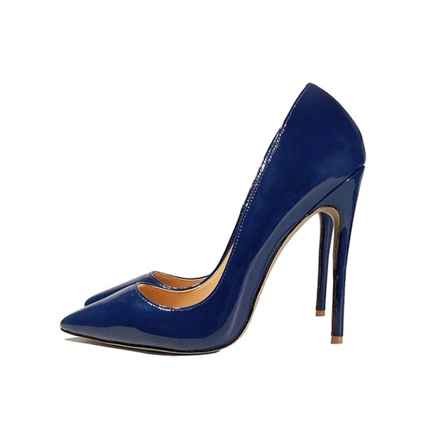 basic solid dark blue pointed toe women shoes fashion red bottom high heel pumps 12 cm stiletto patent leather party dress shoe woman sparkl, Black
basic solid dark blue pointed toe women shoes fashion red bottom high heel pumps 12 cm stiletto patent leather party dress shoe woman sparkl, Black
