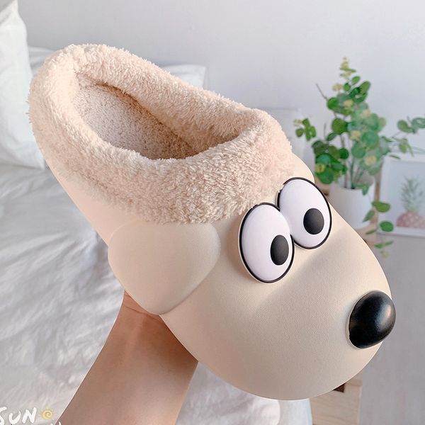 slippers women winter house fur warm cotton cute lovely cartoon dog indoor bedroom shoes couples thick soled non slip 221124, Black
slippers women winter house fur warm cotton cute lovely cartoon dog indoor bedroom shoes couples thick soled non slip 221124, Black