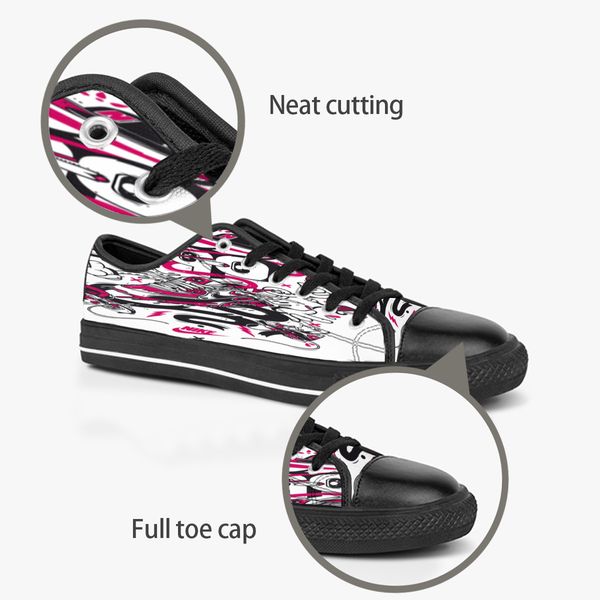 custom shoes classic canvas low cut skateboard casual triple black accept customization uv printing low mens womens sports sneakers breathab
custom shoes classic canvas low cut skateboard casual triple black accept customization uv printing low mens womens sports sneakers breathab