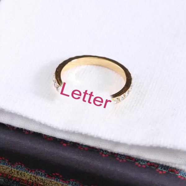 fashion designer gold letter band rings bague for women lady party wedding lovers gift engagement jewelry with box, Silver
fashion designer gold letter band rings bague for women lady party wedding lovers gift engagement jewelry with box, Silver