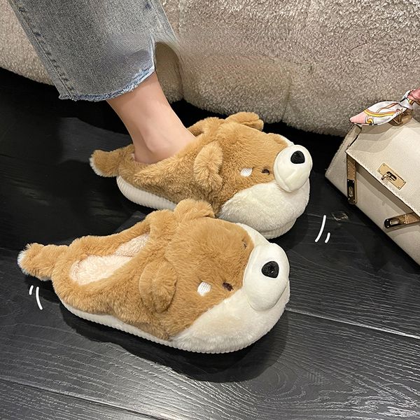 slippers autumn and winter women's husky plush slippers home plush slippers girl soft cute warm floor cotton shoes indoor zapatos mujer, Black
slippers autumn and winter women's husky plush slippers home plush slippers girl soft cute warm floor cotton shoes indoor zapatos mujer, Black