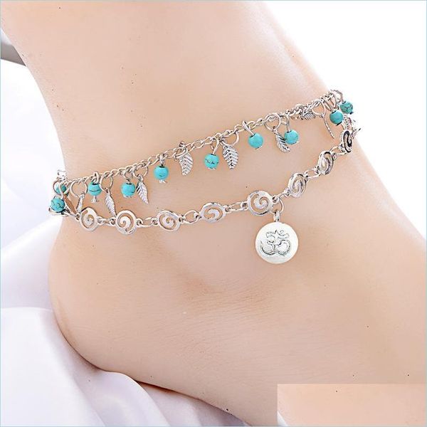 anklets leaf anklet bracelet layered boho style metal beach sea hawaii lady romantic drop delivery jewelry dhb2p, Red;blue
anklets leaf anklet bracelet layered boho style metal beach sea hawaii lady romantic drop delivery jewelry dhb2p, Red;blue