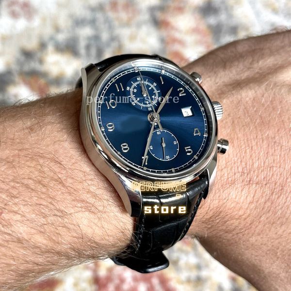 luxury chronograph wristwatch classic 42mm date flyback blue dial iw390303 men's automatic watch, Slivery;golden
luxury chronograph wristwatch classic 42mm date flyback blue dial iw390303 men's automatic watch, Slivery;golden