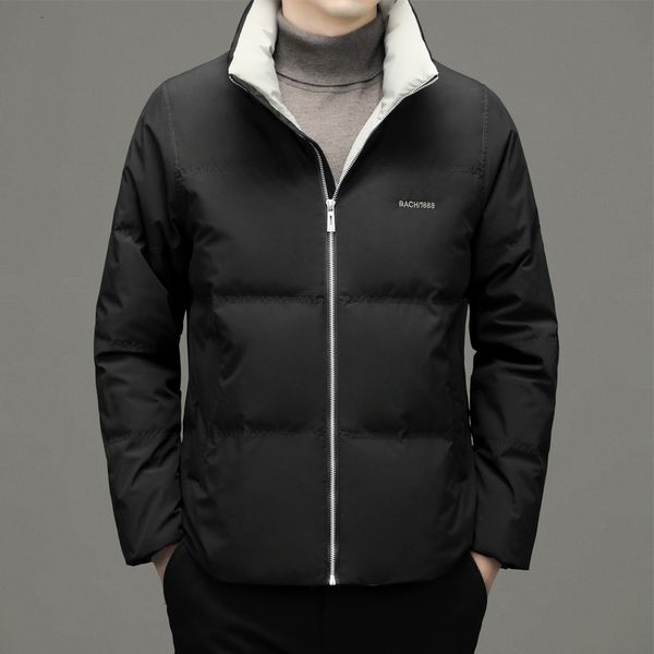 men's down parkas winter men's casual down jacket fashion down coat brand mens clothing solid zipper pocket parka coats outwear 22, Black
men's down parkas winter men's casual down jacket fashion down coat brand mens clothing solid zipper pocket parka coats outwear 22, Black