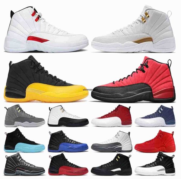 2022 men basketball shoes jumpman 12s 12 twist reverse flu game royal utility dark concord university gold indigo michigan mens trainers, Black
2022 men basketball shoes jumpman 12s 12 twist reverse flu game royal utility dark concord university gold indigo michigan mens trainers, Black
