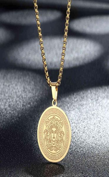 dainty mythology medusa gorgon necklace women men ancient greek symbol jewelry stainless steel pagan necklace gift4w437911212, Silver
dainty mythology medusa gorgon necklace women men ancient greek symbol jewelry stainless steel pagan necklace gift4w437911212, Silver