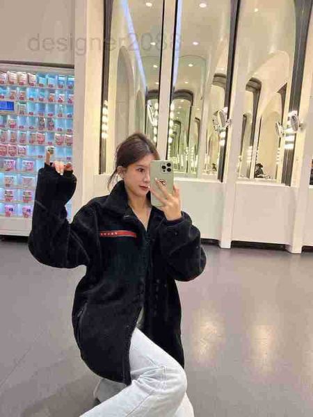 women's jackets designer p22 autumn and winter new fashion classic red label men's warm versatile lamb fleece coat 6q48, Black;brown
women's jackets designer p22 autumn and winter new fashion classic red label men's warm versatile lamb fleece coat 6q48, Black;brown
