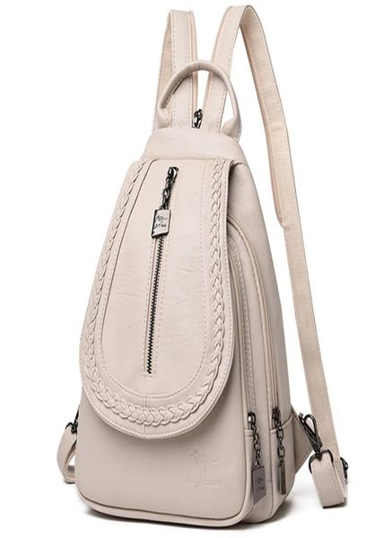 women leather backpacks zipper female chest bag sac a dos travel back pack ladies bagpack mochilas school bags for teenage girls y6034325
women leather backpacks zipper female chest bag sac a dos travel back pack ladies bagpack mochilas school bags for teenage girls y6034325