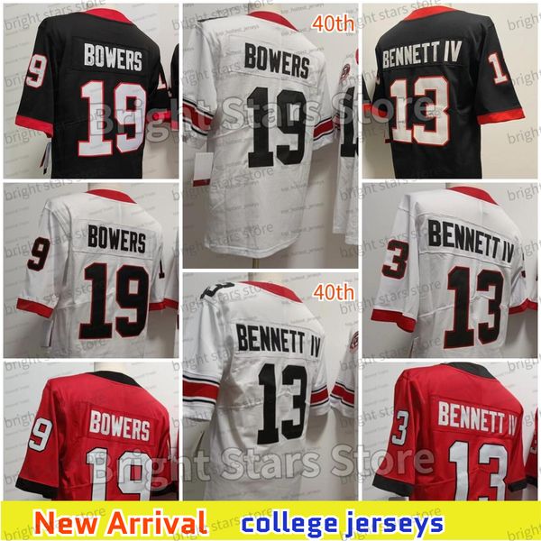 ncaa 13 stetson bennett iv football jersey 19 brock bowers college mens stitched red white 40th new red university jerseys, Black
ncaa 13 stetson bennett iv football jersey 19 brock bowers college mens stitched red white 40th new red university jerseys, Black