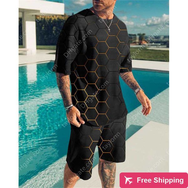 2023 tracksuits summer men sets fashion men's t shirt short sleeve sportswear 3d print sports suits 2 piece oversized clothes o neck tr, Gray
2023 tracksuits summer men sets fashion men's t shirt short sleeve sportswear 3d print sports suits 2 piece oversized clothes o neck tr, Gray