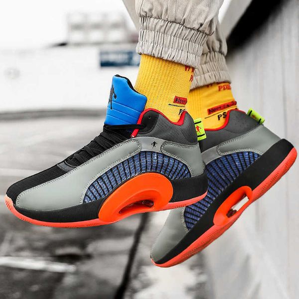basketball shoes for men lace-up high sneaker gentlemen retro breathing trend aj walking 39-45 4, Black
basketball shoes for men lace-up high sneaker gentlemen retro breathing trend aj walking 39-45 4, Black