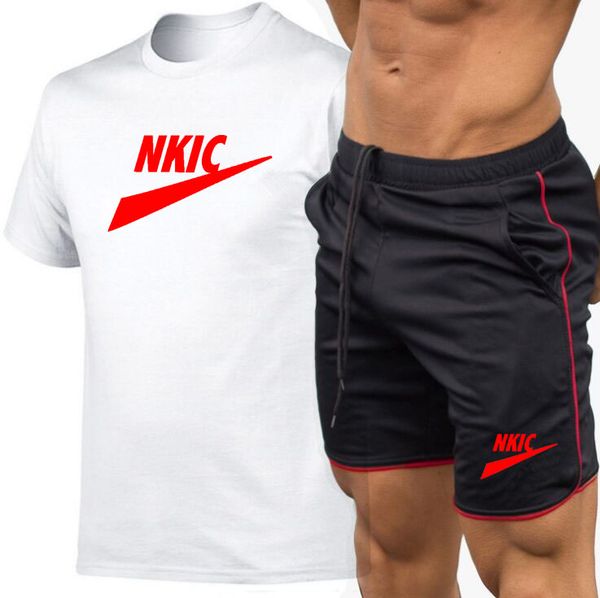 new mens running set tracksuits breathable t-shirt shorts sport shorts sleeves sports suit fitness jogging men gym marathon clothes, Gray
new mens running set tracksuits breathable t-shirt shorts sport shorts sleeves sports suit fitness jogging men gym marathon clothes, Gray