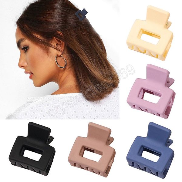 2cm matte mini hair claws chic barrettes crab hairpin solid color frosted catch clip fashion hair accessories, Slivery;white
2cm matte mini hair claws chic barrettes crab hairpin solid color frosted catch clip fashion hair accessories, Slivery;white