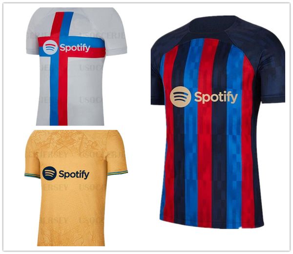 22 23 fan-style jerseys pedri lewandowski soccer jersey gavi ansu fati de futbol ferran 2022 2023 fc camiseta raphinha barcelona football sh, Black;yellow
22 23 fan-style jerseys pedri lewandowski soccer jersey gavi ansu fati de futbol ferran 2022 2023 fc camiseta raphinha barcelona football sh, Black;yellow