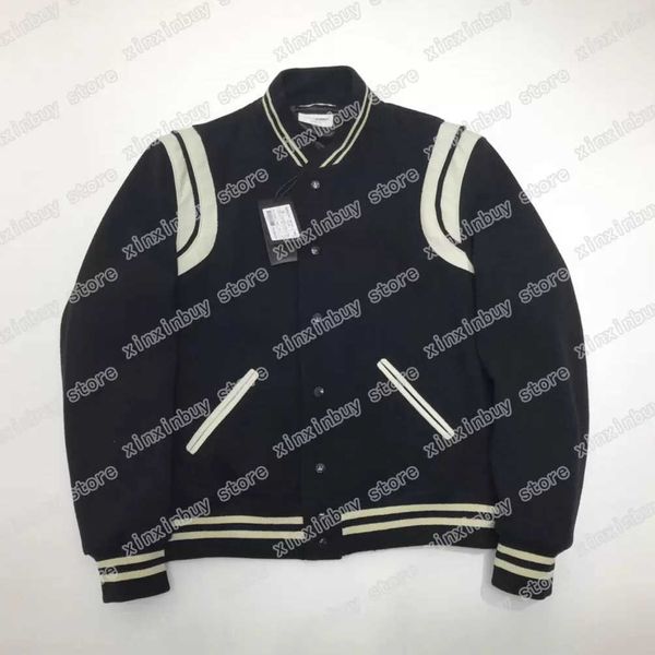 21ss man designers bomber jackets letter leather letters woolen clothes mens coats outerwear hooded men clothing cotton black white xinxin, Black;brown
21ss man designers bomber jackets letter leather letters woolen clothes mens coats outerwear hooded men clothing cotton black white xinxin, Black;brown