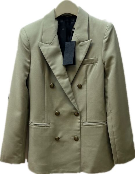 new recommended classic double row button suit coat mold copper gold button fashion commuting, Black;brown
new recommended classic double row button suit coat mold copper gold button fashion commuting, Black;brown