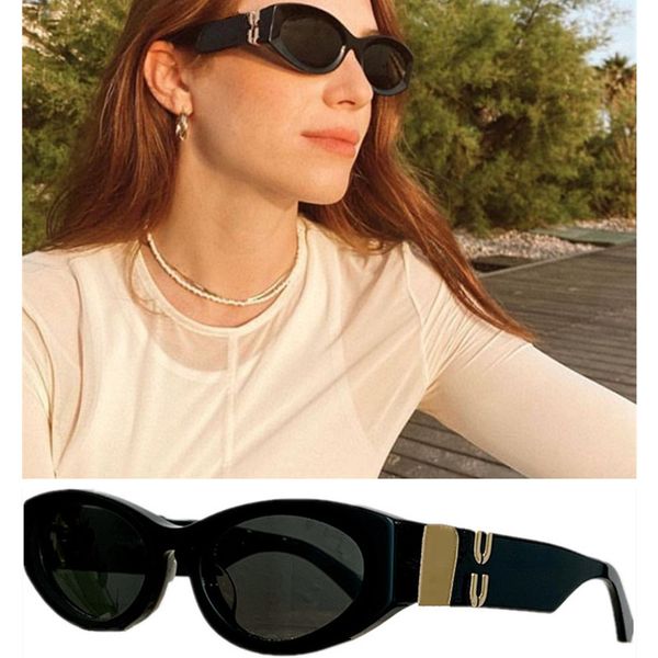 2023 fashion smal oval sunglasses for women uv400 11w cateye glasses 54-21-135small plank rim for prescription goggles fullset packing case, White;black
2023 fashion smal oval sunglasses for women uv400 11w cateye glasses 54-21-135small plank rim for prescription goggles fullset packing case, White;black