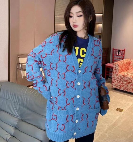 new women's sweaters fashion casual knitting v-neck cardigan luxury brand designer sweaters, White;black
new women's sweaters fashion casual knitting v-neck cardigan luxury brand designer sweaters, White;black