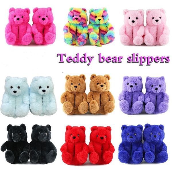 slipper women kids teddy bear winter warm plush house shoes indoor flip flops funny cartoon soft anti-slip 221125, Black;grey
slipper women kids teddy bear winter warm plush house shoes indoor flip flops funny cartoon soft anti-slip 221125, Black;grey