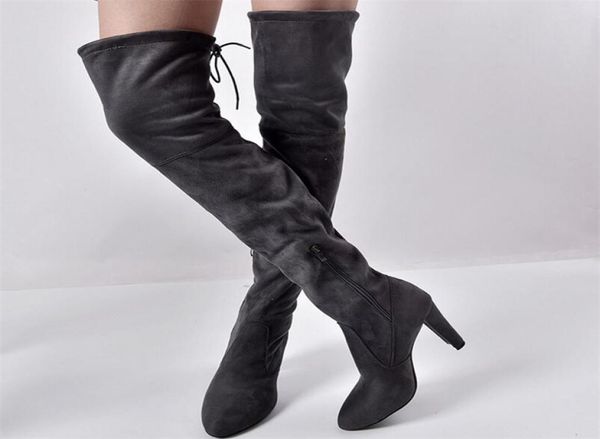 women039s warm boots autumn and winter new pointed thick with side zipper over the knee boots elastic boots women0393243404, Black
women039s warm boots autumn and winter new pointed thick with side zipper over the knee boots elastic boots women0393243404, Black