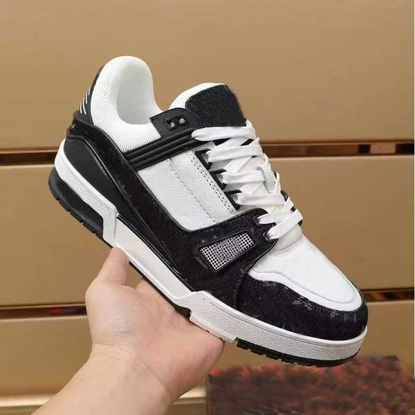 trainers designer shoes casual shoe designers sneakers classic vintage chaussures leather mesh with box size 35-45 men wo, Black
trainers designer shoes casual shoe designers sneakers classic vintage chaussures leather mesh with box size 35-45 men wo, Black