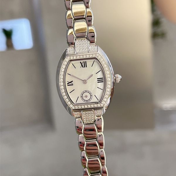 women watch quartz movement bracelet waterproof 27mm fashion business wristband montre de luxe festival gift, Slivery;brown
women watch quartz movement bracelet waterproof 27mm fashion business wristband montre de luxe festival gift, Slivery;brown