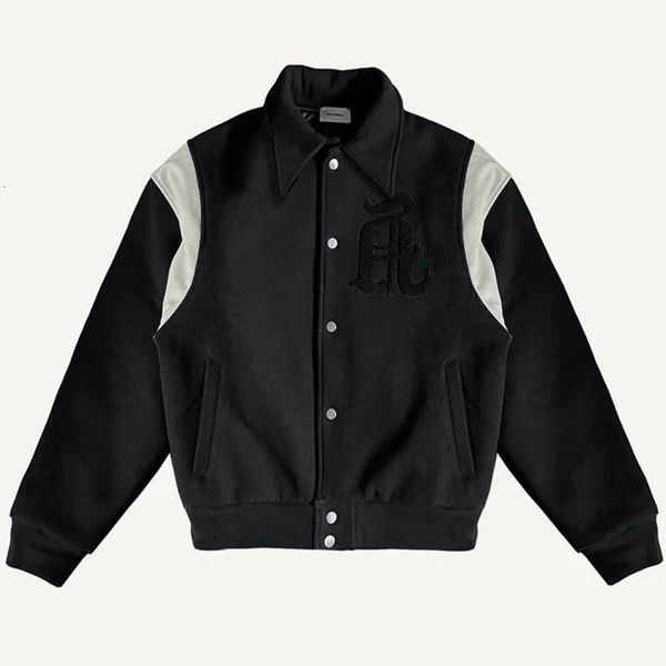 men's jackets fw askyurself jacket back scroll flocking vintage black askyurself patchwork jacket quality 221124, Black;brown
men's jackets fw askyurself jacket back scroll flocking vintage black askyurself patchwork jacket quality 221124, Black;brown