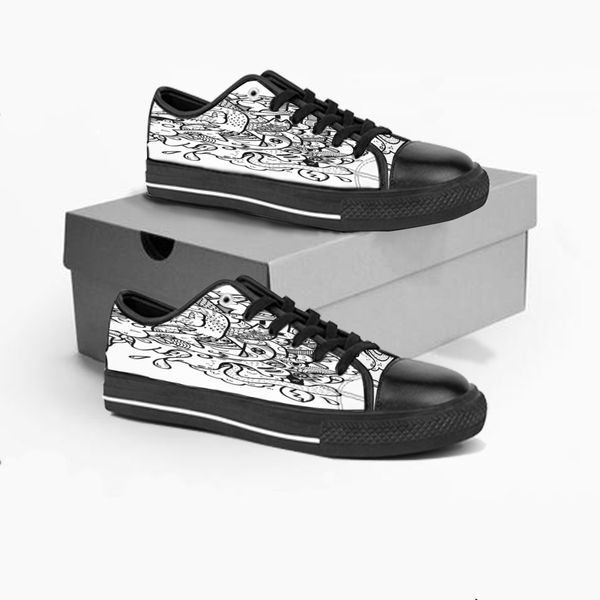 custom shoes classic canvas low cut skateboard casual triple black accept customization uv printing low mens womens sports sneakers breathab
custom shoes classic canvas low cut skateboard casual triple black accept customization uv printing low mens womens sports sneakers breathab